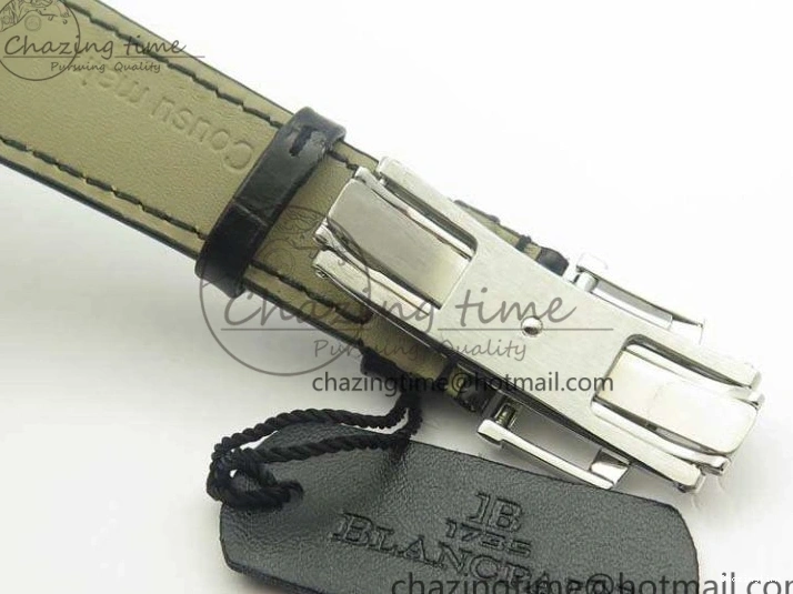 1228 SportInspired Villeret 6669 SS HG 1:1 Best Edition White Dial On Leather Strap V 8099